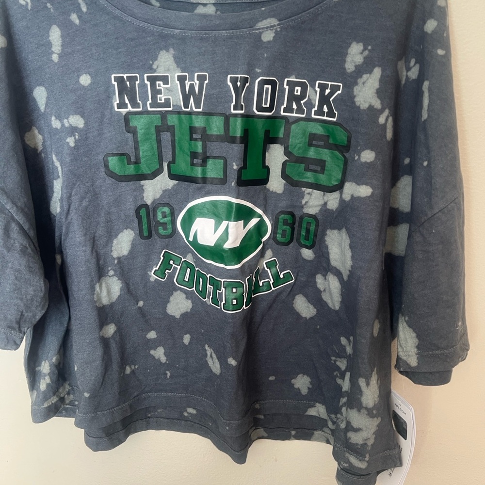 New York Jets Tie-Dye crop T-shirt XLarge - Picture 5 of 5